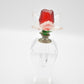 Vintage 3D Rose Glass Decorative Perfume Bottle