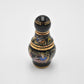 Vintage Painted Enamel Decorative Perfume Bottle Greek Mythology