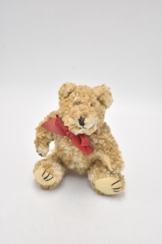 Vintage R Lang & Son Spotty Golden Teddy Bear Plush Soft Toy