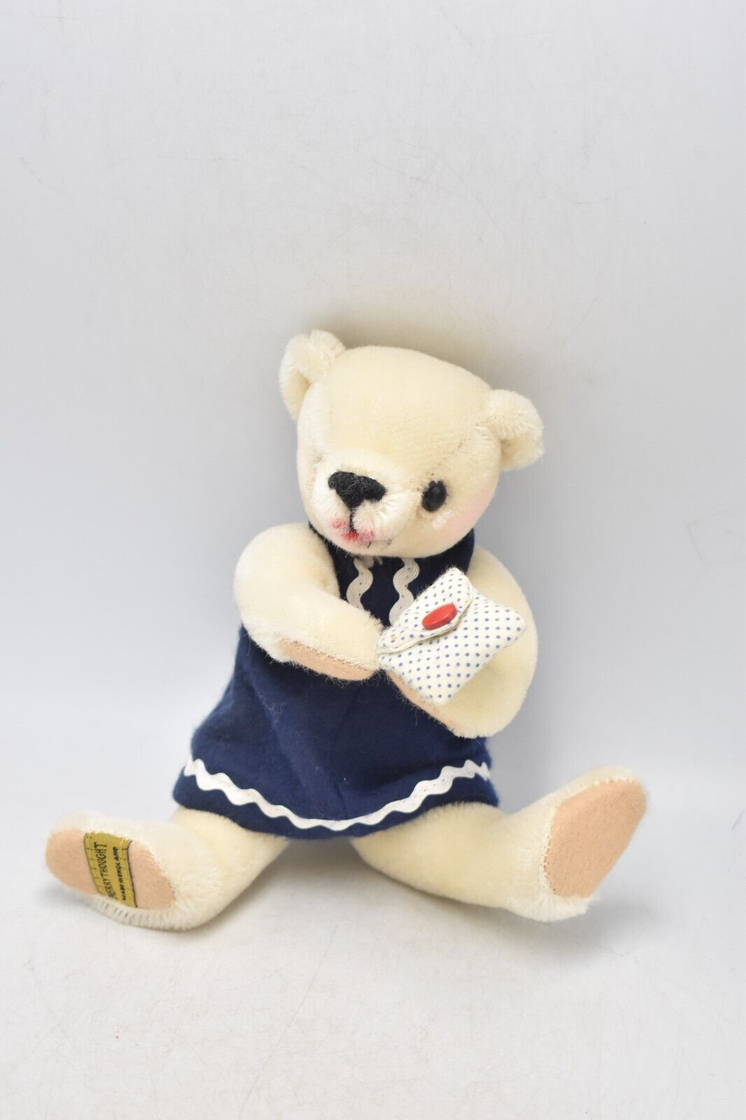 Merrythought Sealed with a Kiss Mohair Teddy Bear – Limited Edition