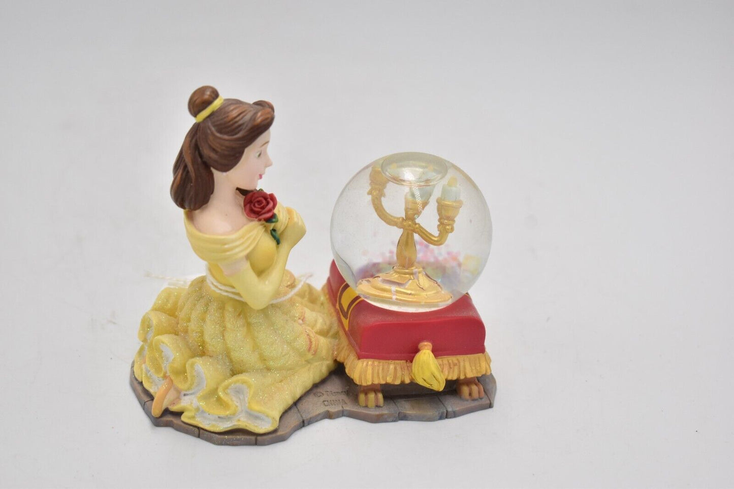 Disney Belle & Lumière Beauty and the Beast Mini Snow Globe