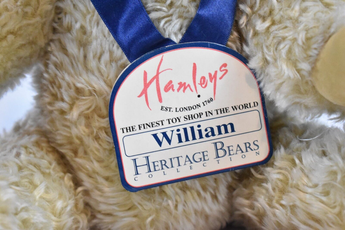 Hamley's William Teddy Bear Tagged Plush Soft Toy