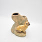 Vintage Siamese Cat Vase Ceramic