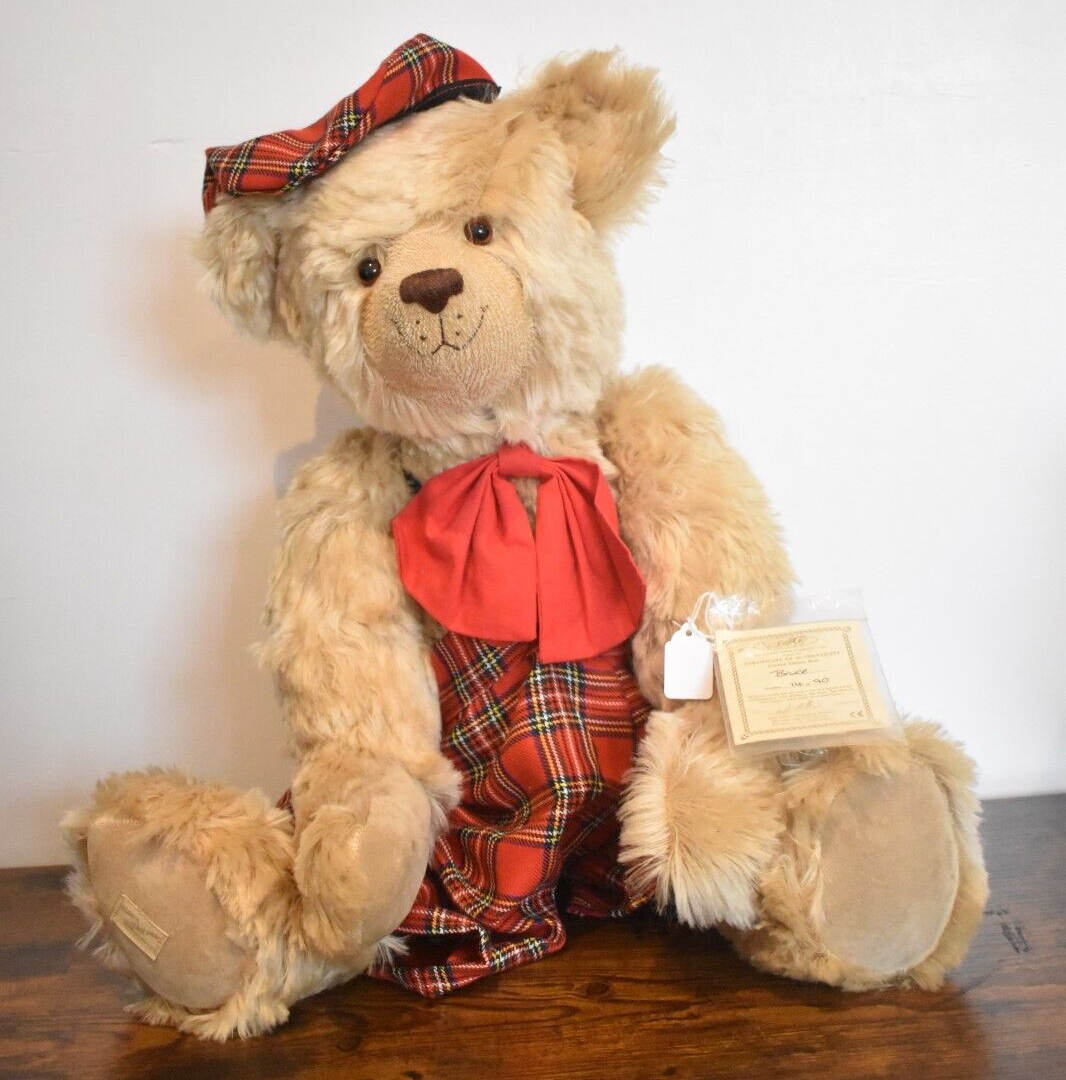 Deans Rag Book Co Bruce Teddy Bear Limited Edition Retired & Tagged