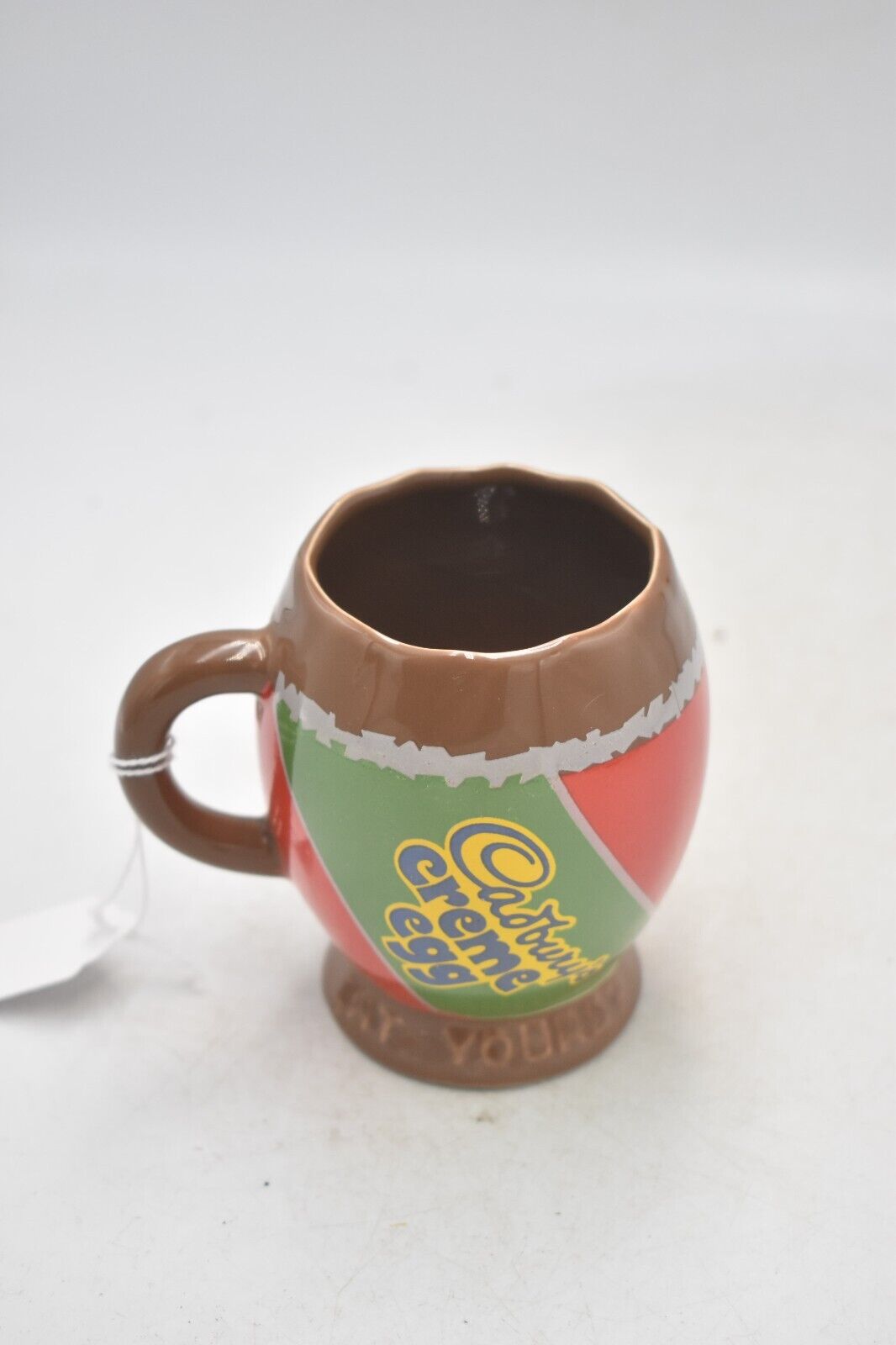 Vintage Cadbury's Crème Egg Eat Yours Coffee Mug Tea Cup Advertising Collectible