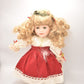 Vintage The Leonardo Collection Holly Porcelain Doll Retired & Tagged