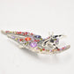 Vintage Cat Rhinestone Multi Colour Brooch Ladies Brooch Women's Brooch