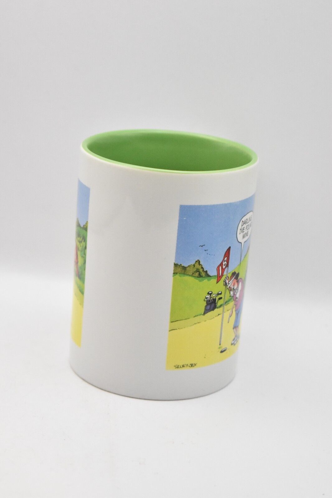 Russ Berrie & Co Novelty Golf Mug Darling I've Found Mine Coffee Mug Tea Cup