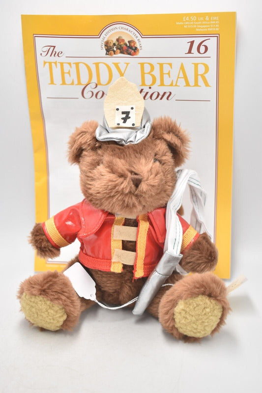 The Teddy Bear Collection Freddy The Fireman Plush Soft Toy Retired Magazine