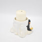 Vintage Penguin Candle Holder Ceramic Decorative