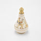 Vintage Hand Painted Enamel Decorative Perfume Bottle Greek Mythology White