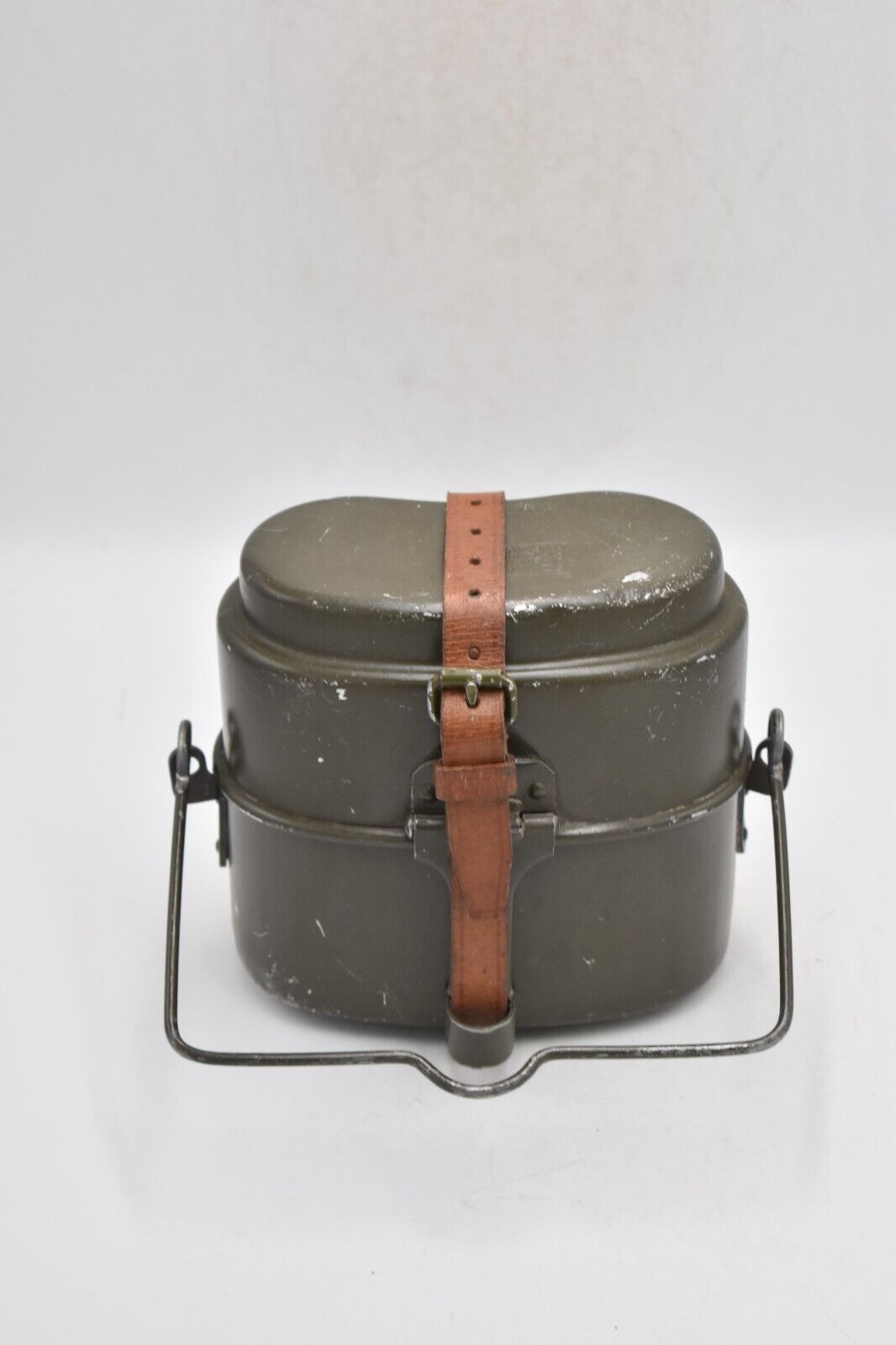 Polish Army Mess Kit Aluminium Military Bowler Pot – 2 Parts Mess Tin (Dated 198