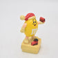 M&M's Yellow Peanut Character Christmas Train Cake Topper 1993