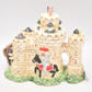 Vintage The Leonardo Collection Castle Teapot Decorative Novelty Collectible