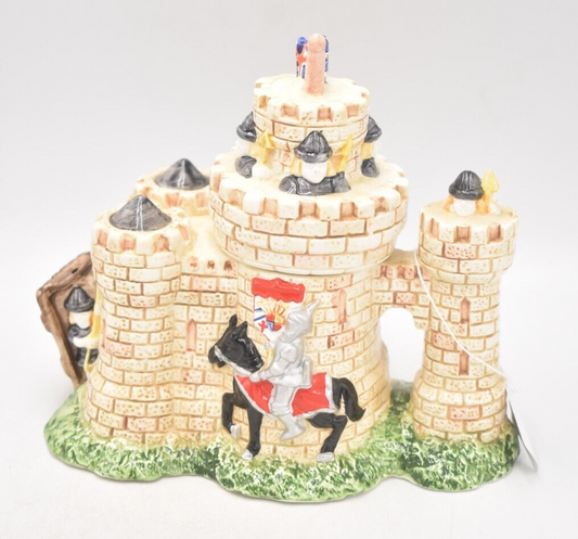 Vintage The Leonardo Collection Castle Teapot Decorative Novelty Collectible