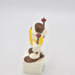 M&M's Yellow Character Snow Shoe Cake Topper