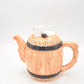 Vintage Novelty Pub Barrell Teapot Decorative Collectible