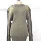 British Army Olive Green Wool Jumper Pullover Thermal Jersey - Size 100cm, Grade