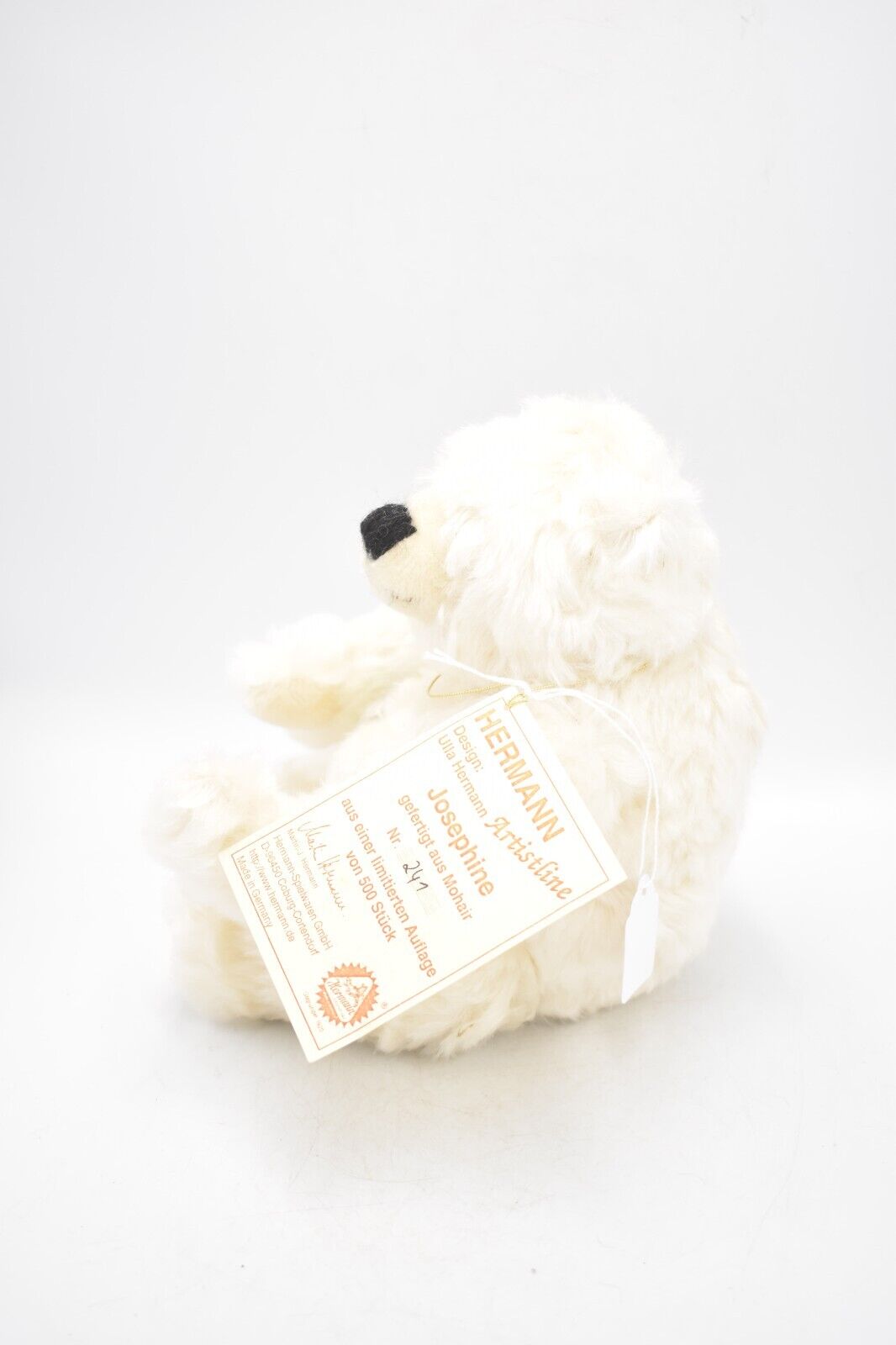 Hermann Josephine Artistline Ulla Hermann Teddy Bear Limited Edition Retired & T