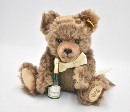 Steiff Congratulations Teddy Bear 028144 Retired & Tagged