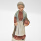 Vintage Old Lady Figurine Statue Ornament Ceramic