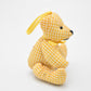 Vintage Artist Teddy Bear Jointed Yellow and White