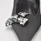 ASOS Black High Heel Stiletto Shoes UK Size 5 Glittery Bows Ladies