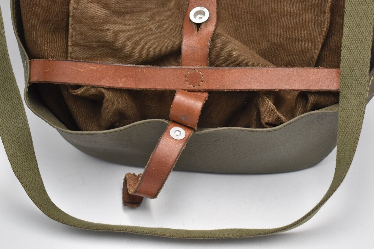 Vintage Swiss Army Joseffohn Wollerau Leather Saddlebag Pannier Messenger Bag