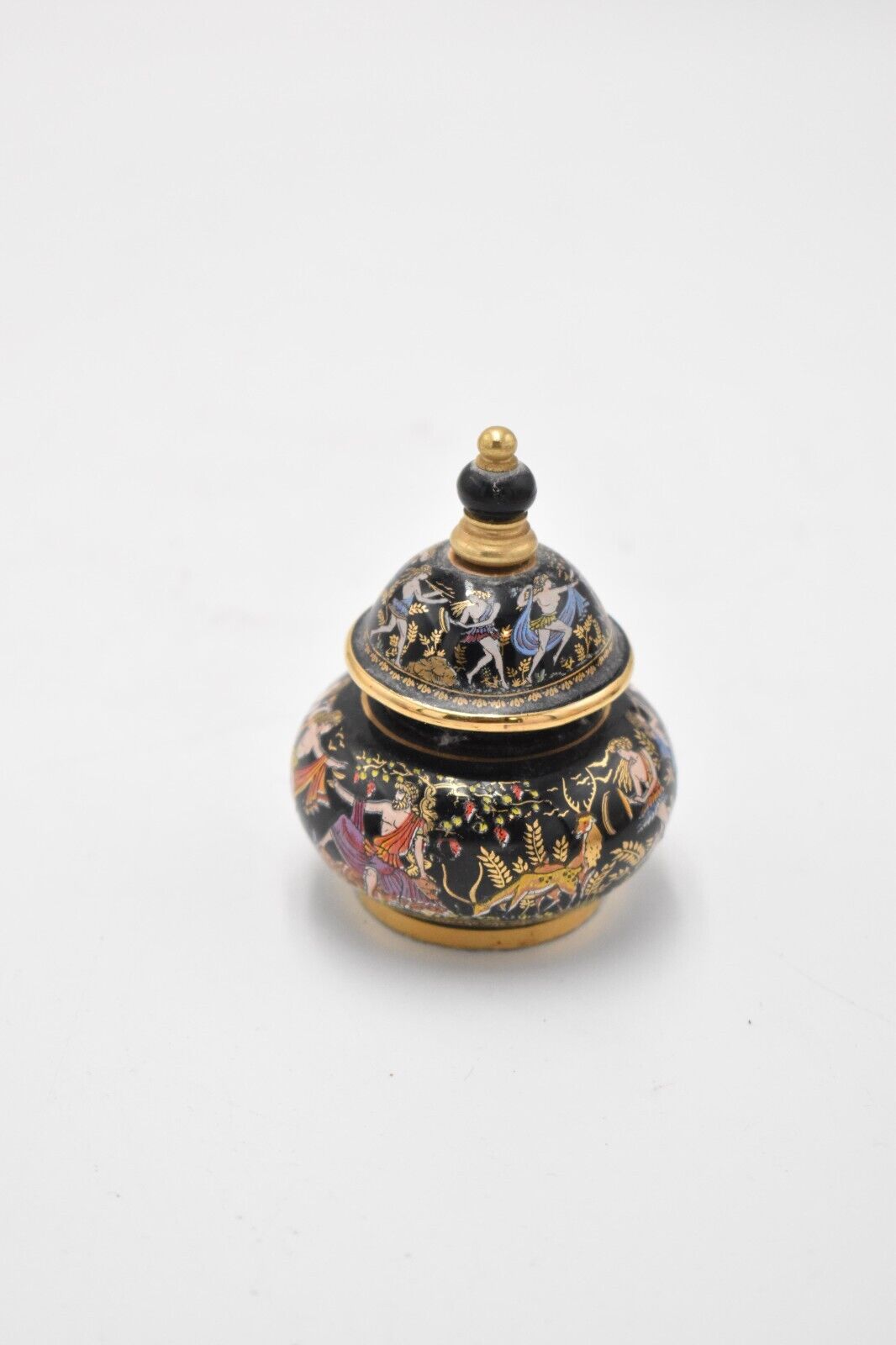 Vintage Venus Series Solid Perfume Bottle Made In Greece Scent Pot