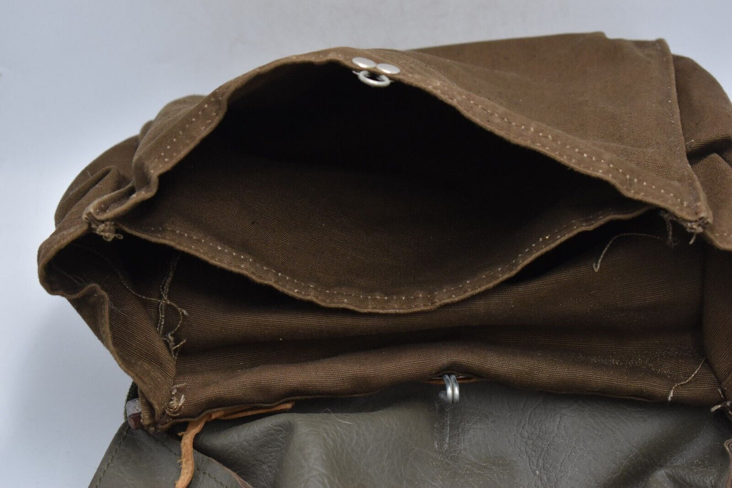 Vintage Swiss Army Joseffohn Wollerau Leather Saddlebag Pannier Messenger Bag