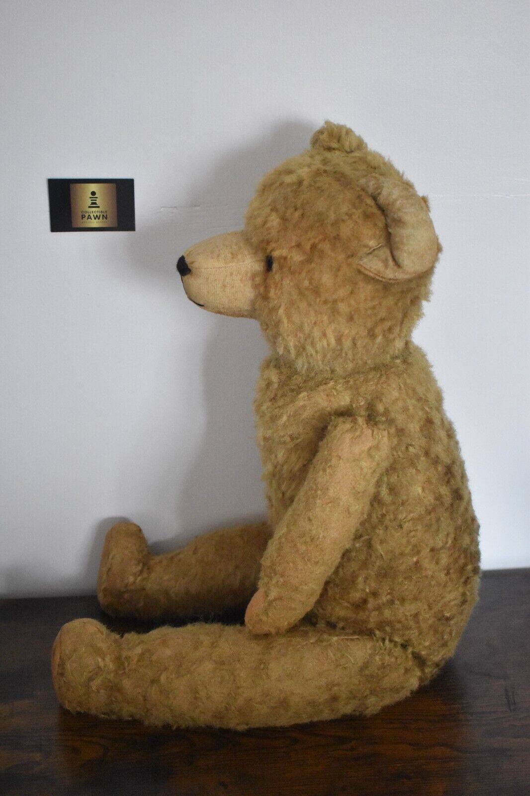 Vintage 1950's German Hermann Extra Large Mohair Teddy Bear