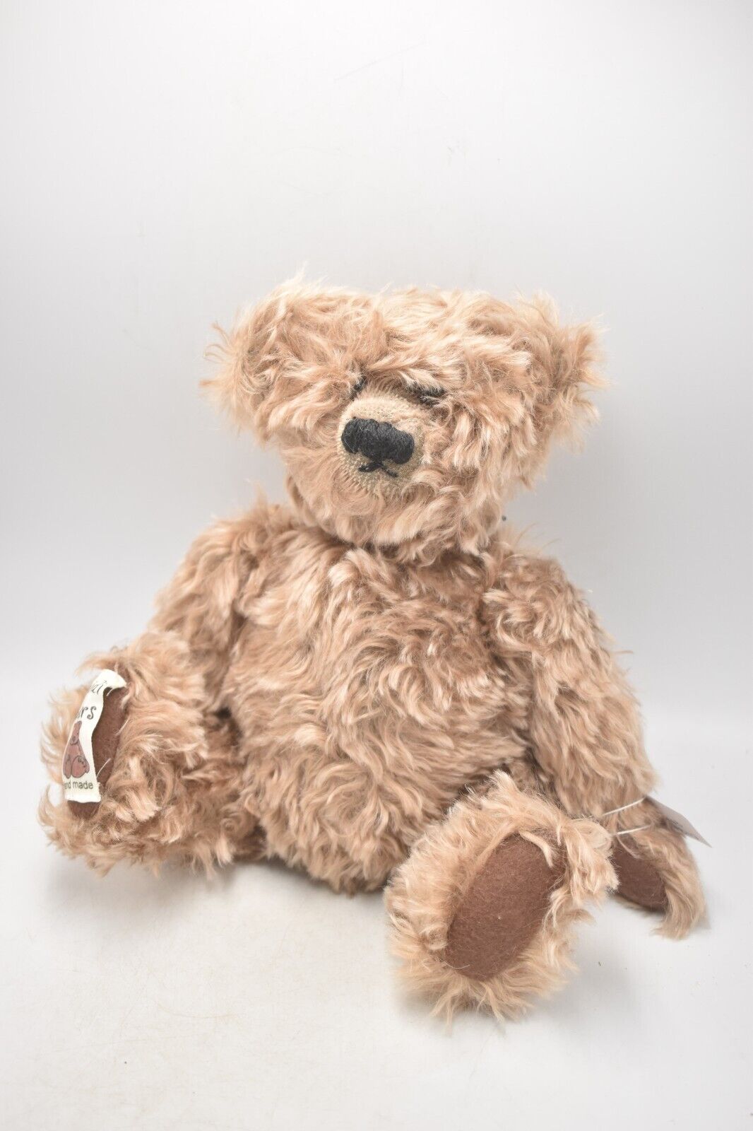 Vintage Artist Teddy Bear by Heidi Bears Brown Curly Mohair