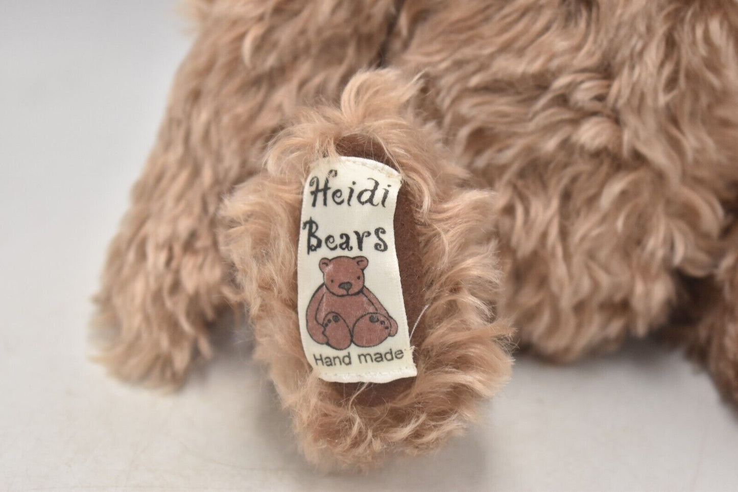 Vintage Artist Teddy Bear by Heidi Bears Brown Curly Mohair