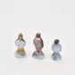 Vintage Miniature Penguin Trio Figurines Statues Ornaments x3