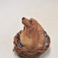 Vintage Cocker Spaniel Dogs Cuddling Figurine Statue Ornament