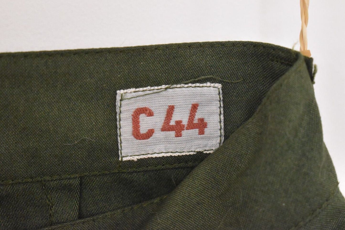 Vintage Swedish Army Olive Green Combat Trousers – Dated 1976, W30" L32"