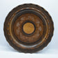 Vintage Hand Carved Wooden Bowl Retro Rustic Wood Plate Trinket Dish Key Tidy