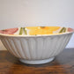 Vintage Italian Hand Painted Ceramic Serving Bowl Serving Dish