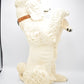 Vintage White Poodle Dog Figurine Statue Ornament Large Life Like Ceramic 44cm