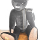 Merrythought Alpha Farnell Black Mohair Teddy Bear Growler Limited Edition