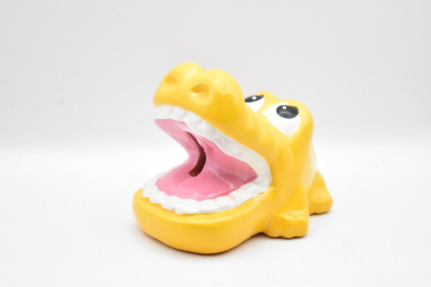 Vintage Novelty Ceramic Crocodile Money Box Piggy Bank Coin Bank