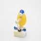 M&M's Yellow Character Skier Cake Topper 1993