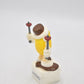 M&M's Yellow Character Snow Shoe Cake Topper