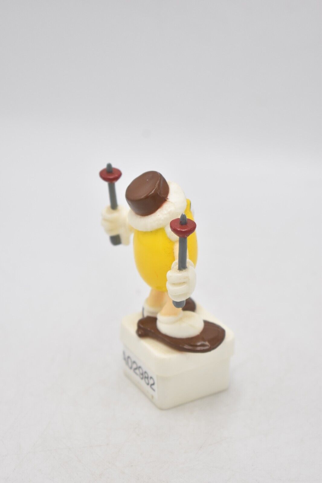 M&M's Yellow Character Snow Shoe Cake Topper