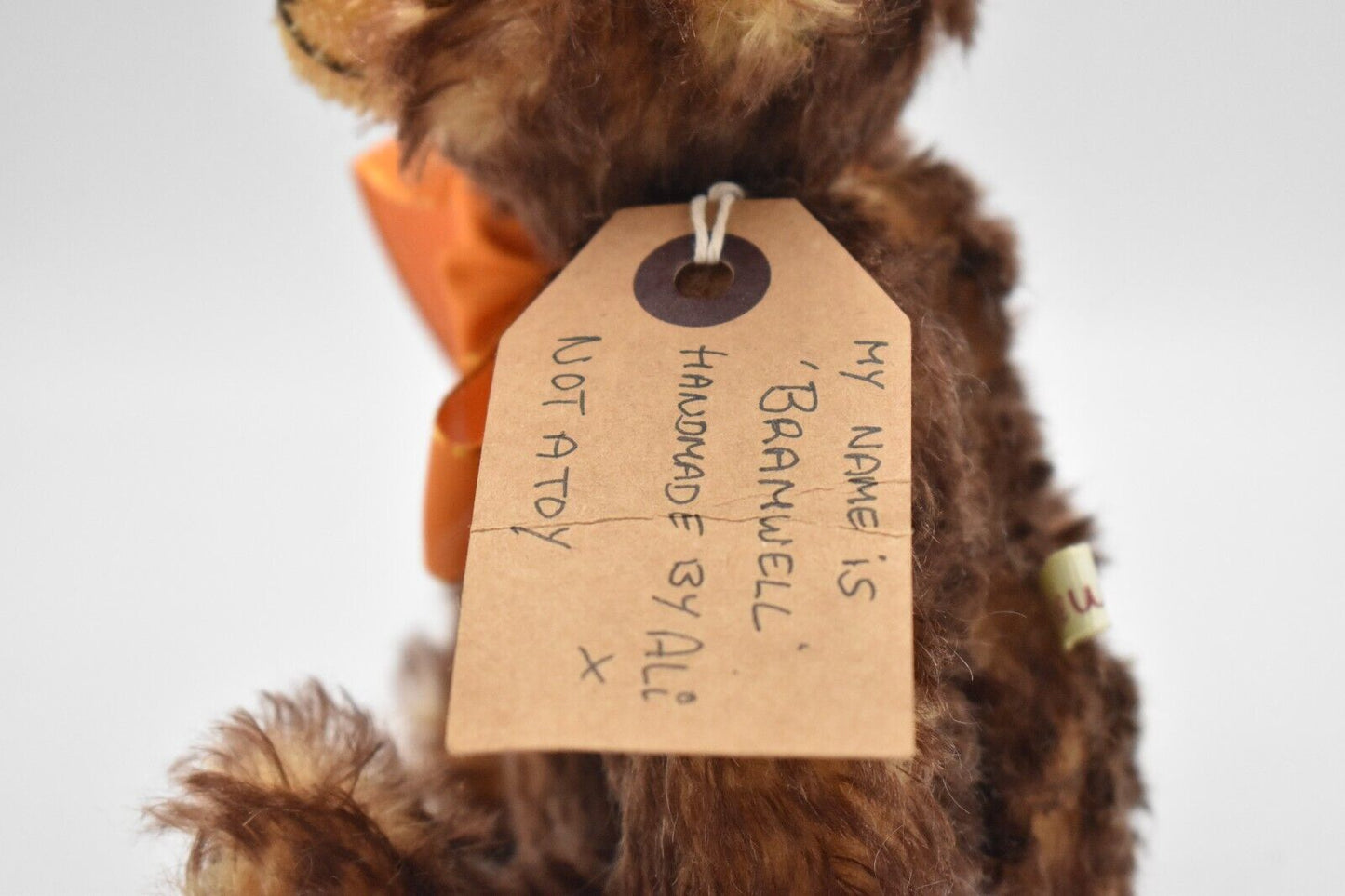 Artist Teddy Bear Bramwell by Ali One of a Kind Tagged