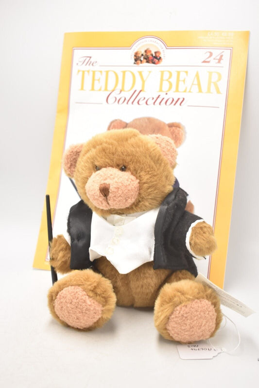 The Teddy Bear Collection Carl The Conductor Plush Soft Toy Retired Magazine