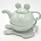 Vintage Disney Mickey Mouse Tea for One Teapot & Cup Green