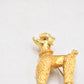 Vintage Gold Tone Poodle Dog Brooch – Women's Jewellery 20.4g