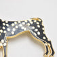 Vintage Dalmatian Dog Brooch Enamel - Costume Jewellery