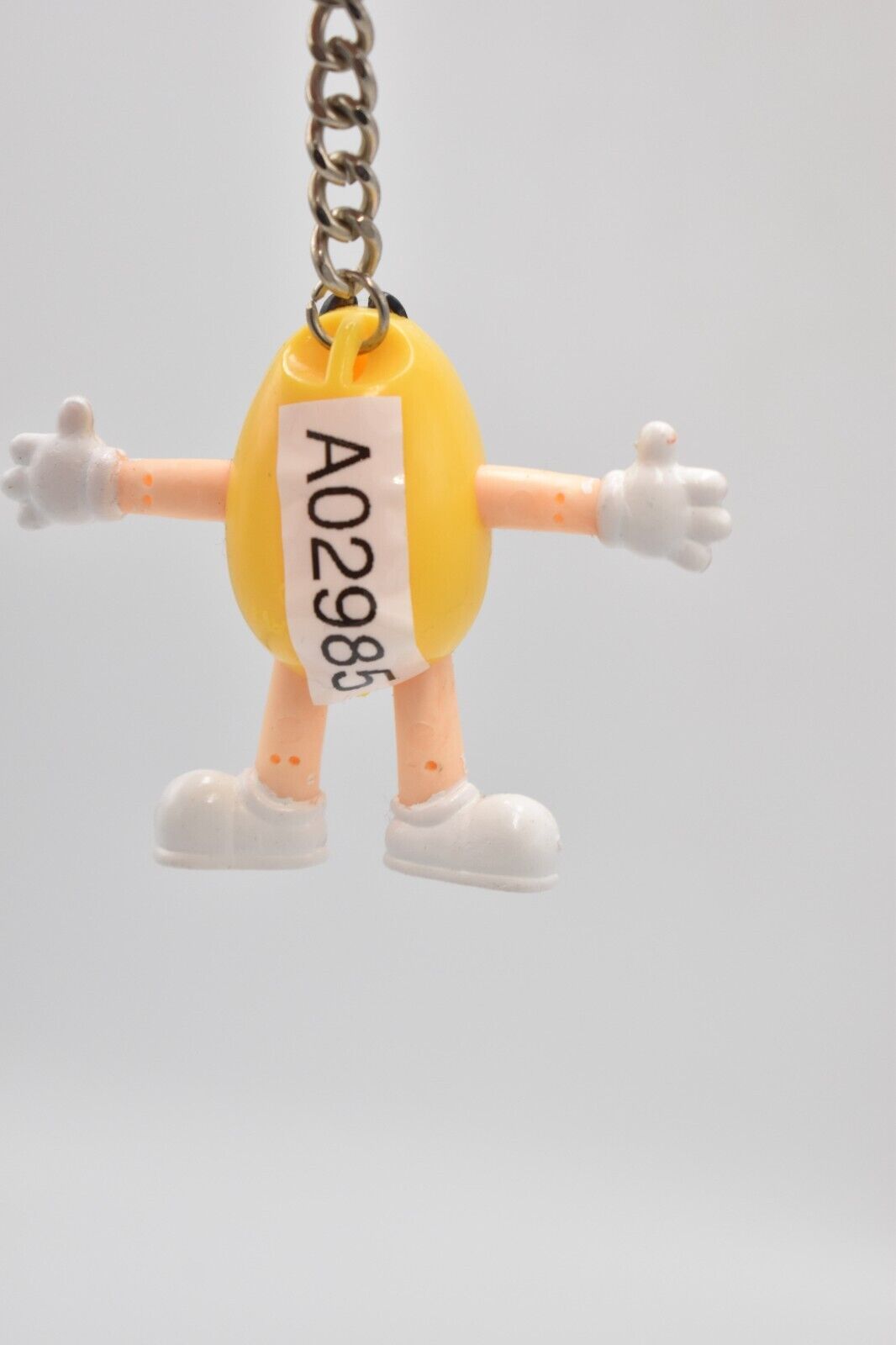 M&M's Yellow Character Rubber Keyring